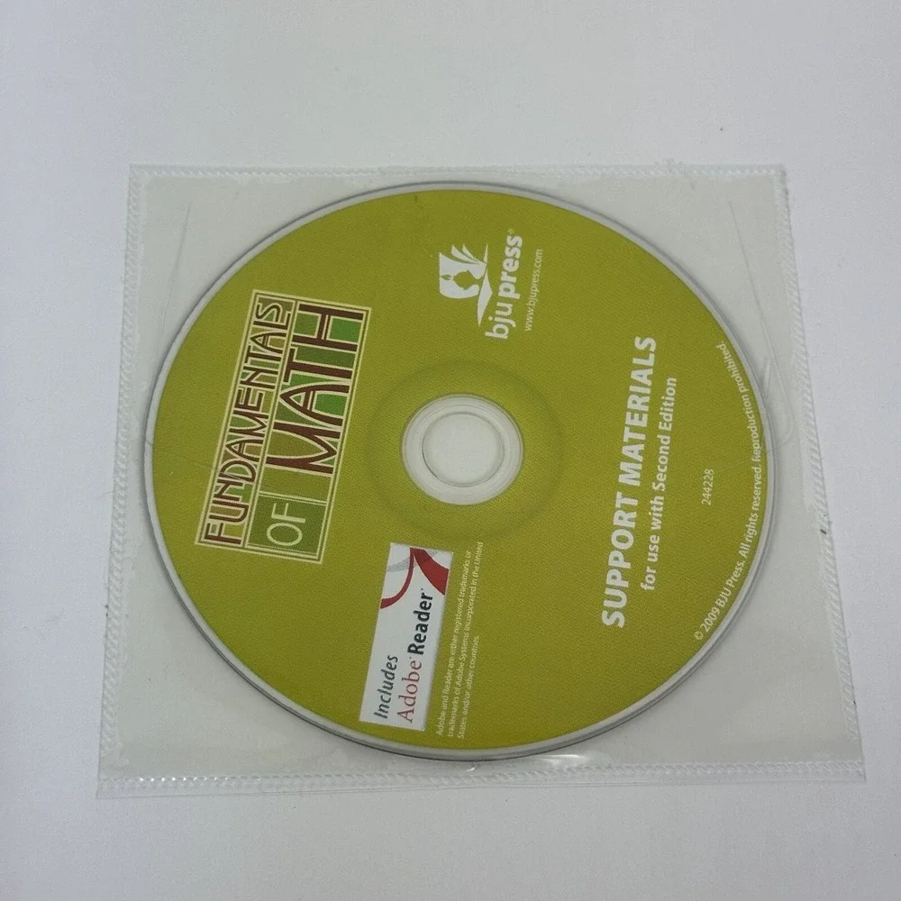 BJU‎ Fundamentals of Math 2nd Ed COMPLETE UNUSED